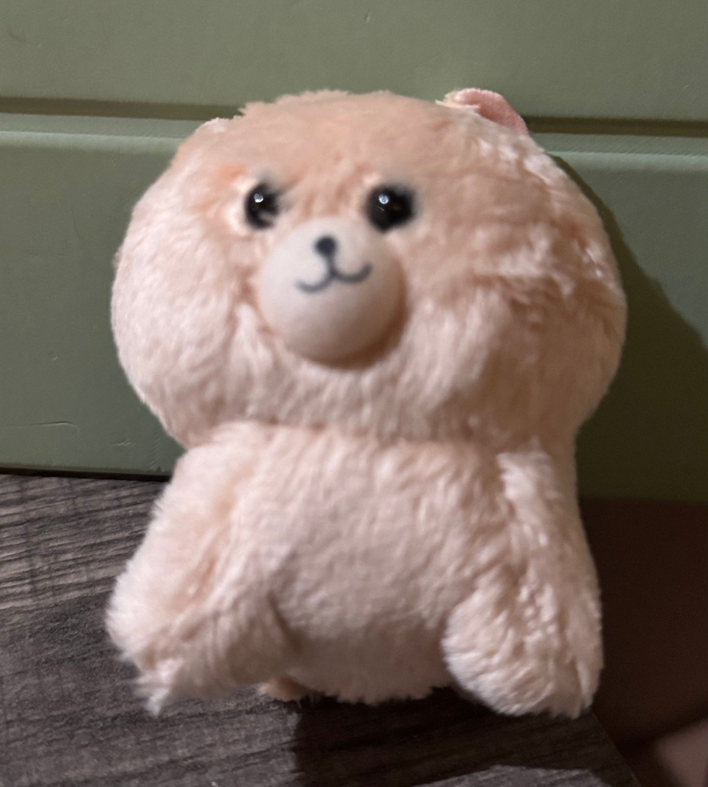 Mini Plush Mascot Poko (Pomeranian-Poodle Mix)