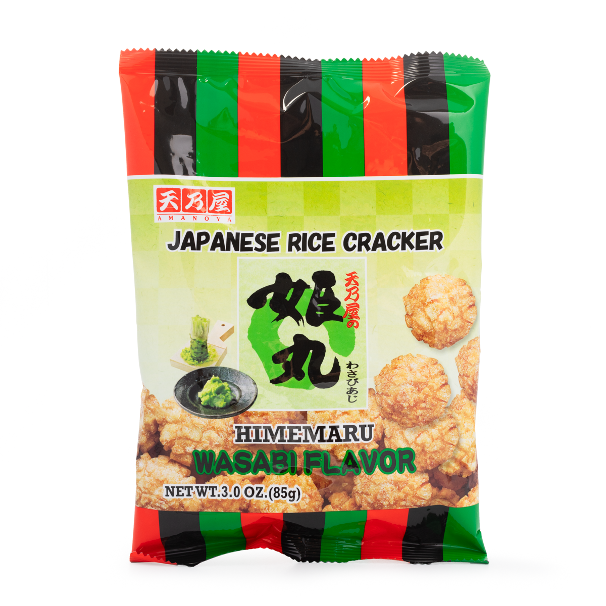 Amanoya Himemaru Rice Cracker Wasabi