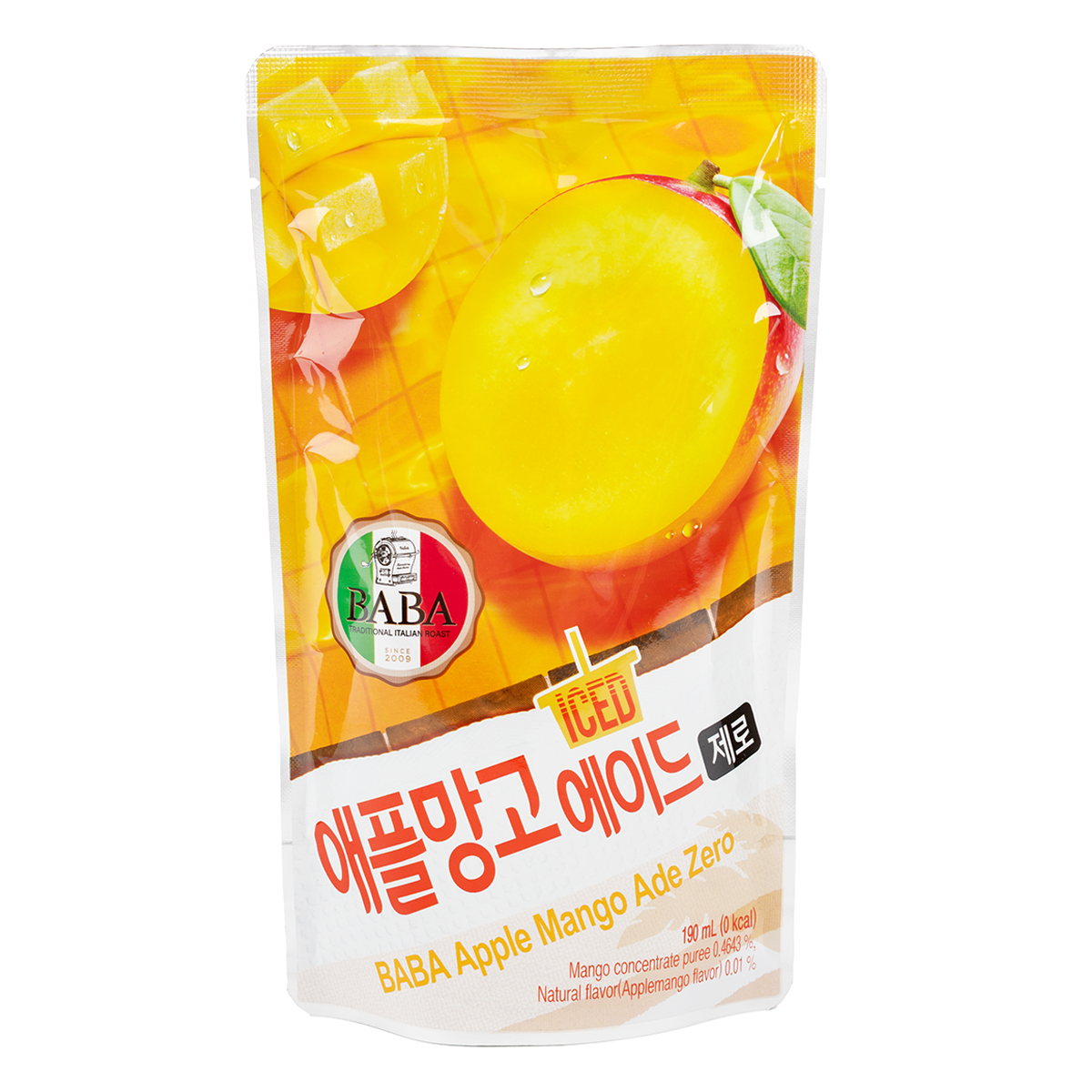 BABA Apple Mango Ade Zero 190 ml
