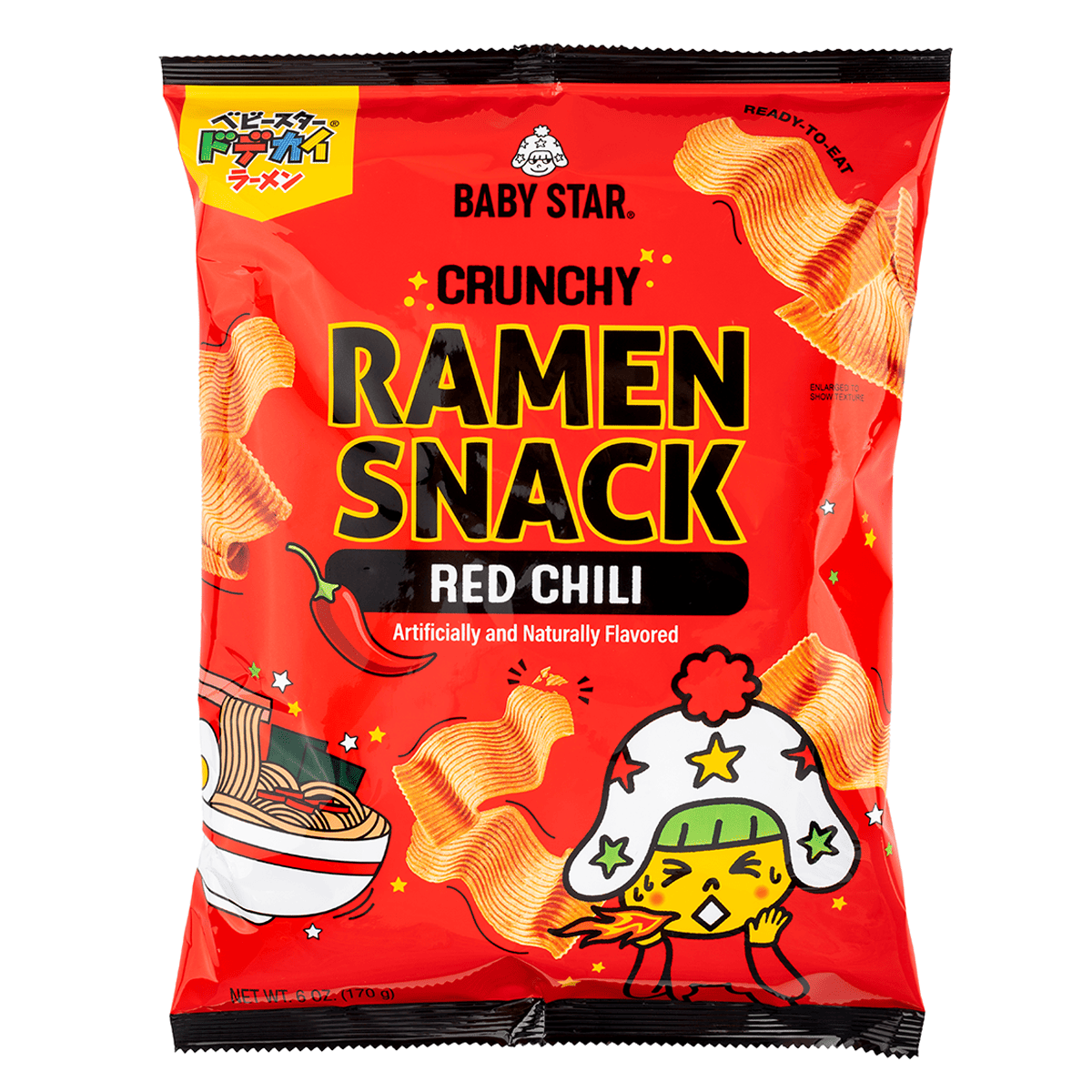Baby Star Wide Ramen Snack Spicy Flavor