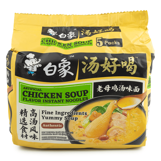 [BaiXiang] Instant Noodles (Chicken Soup) 111g x 5ct