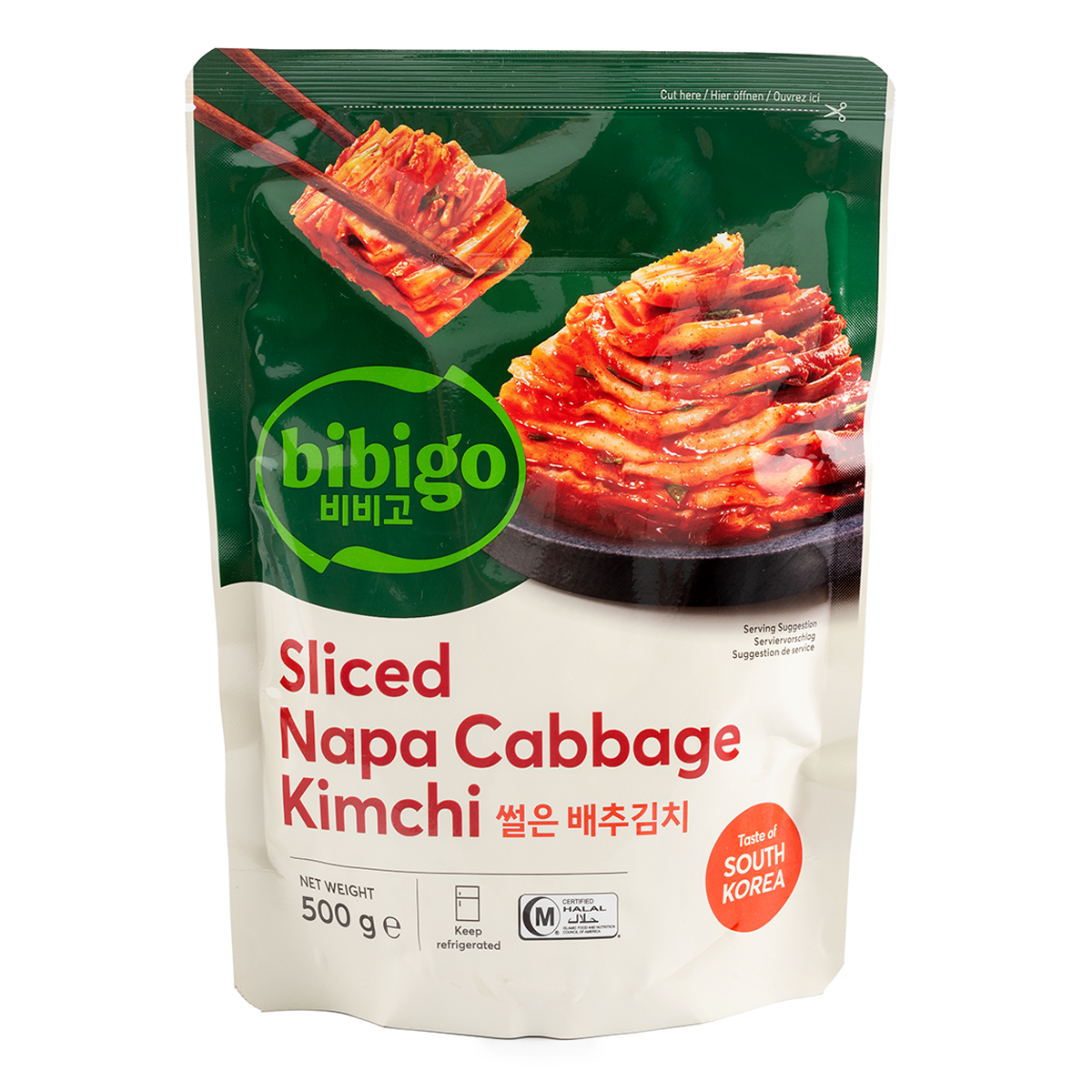 Bibigo Sliced Kimchi 500g