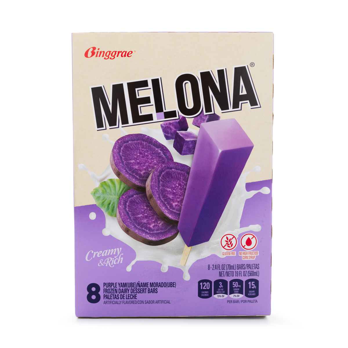 Binggrae Melona Ice Bar, Ube(purple yam)