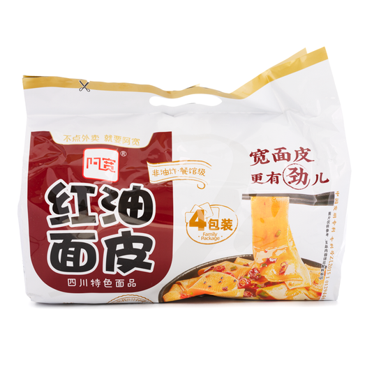 [BJ] Broad Noodles (Sour & Hot Chili Oil) 414g x 1bag