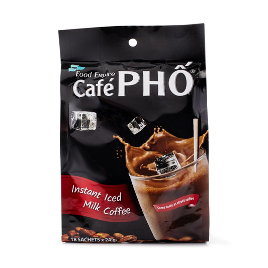 Cafe Pho Brand Instant Iced Milk Coffee 18 sachets