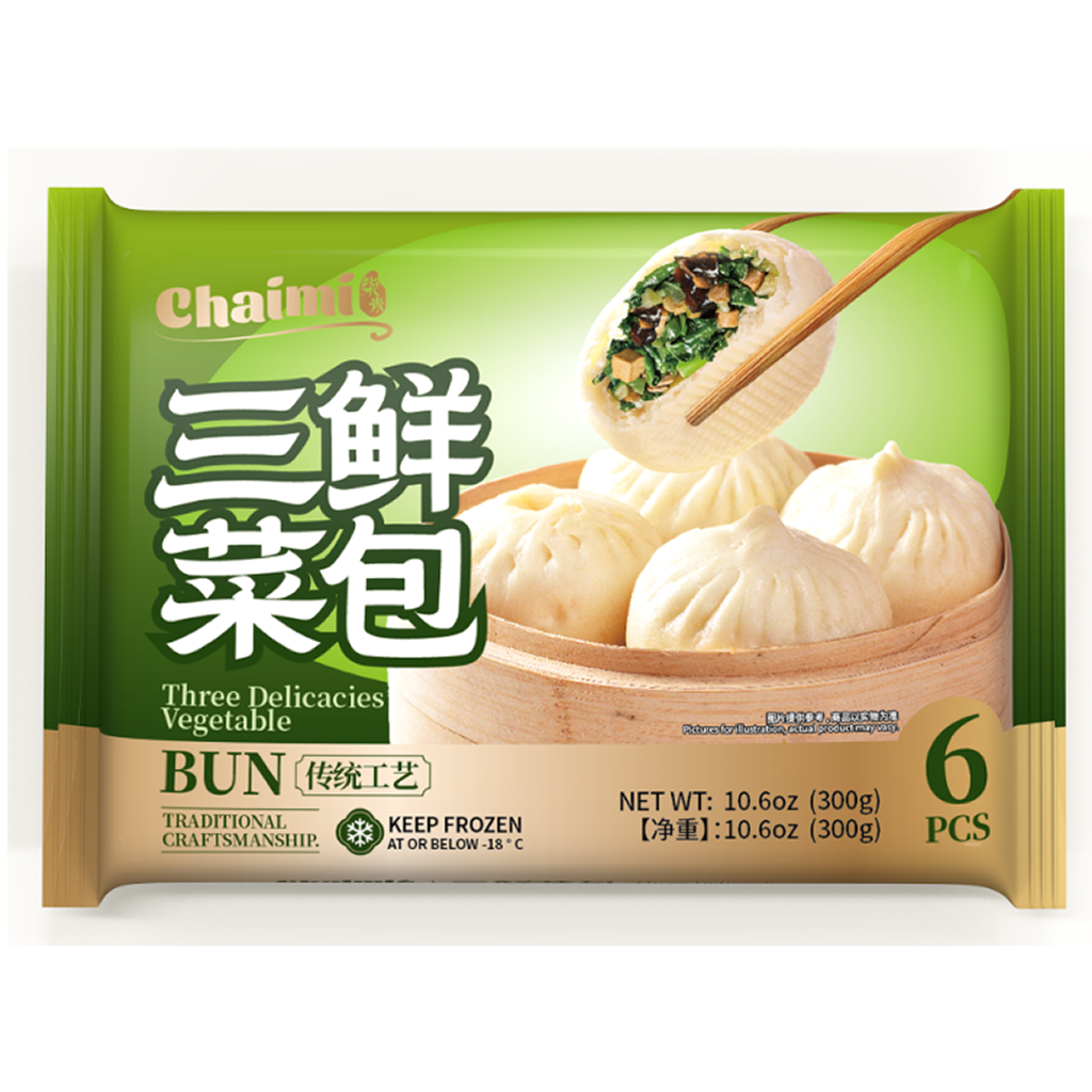 Chaimi Three Delicacies Vegetable Bun