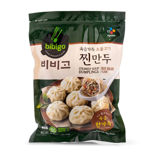 CJ BIBIGO BEEF BULGOGI STEAMED SOUP DUMPLING