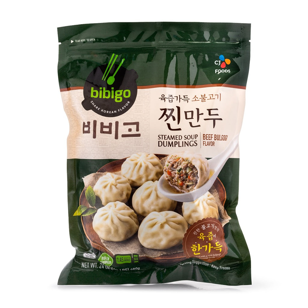 CJ BIBIGO BEEF BULGOGI STEAMED SOUP DUMPLING