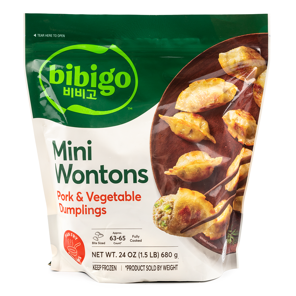 [CJ] Bibigo Mini Wontons (Pork & Vegetables) (frozen)680g x 1bag