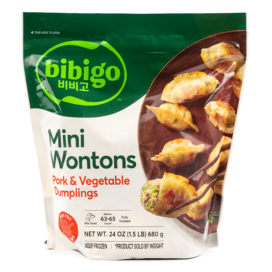[CJ] Bibigo Mini Wontons (Pork & Vegetables) (frozen)680g x 1bag