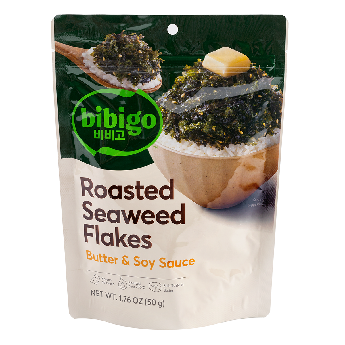 CJ Bibigo Roasted Seaweed Flakes with Butter and Soy Sauce