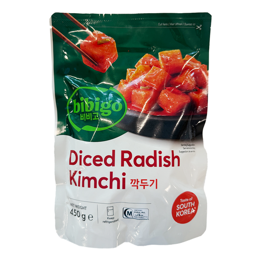 CJ BIBIGO SLICED RADISH KIMCHI 450G
