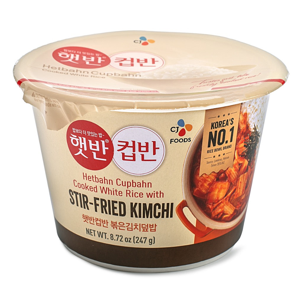 [CJ] COOKED WHITE RICE WITH STIR-FIRED KIMCHI 247g