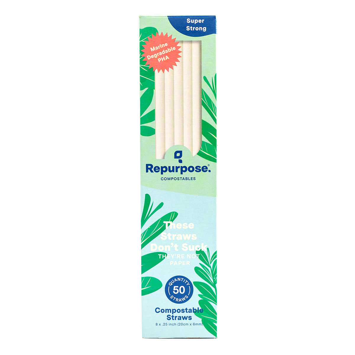 Compostable Straws, 50ct