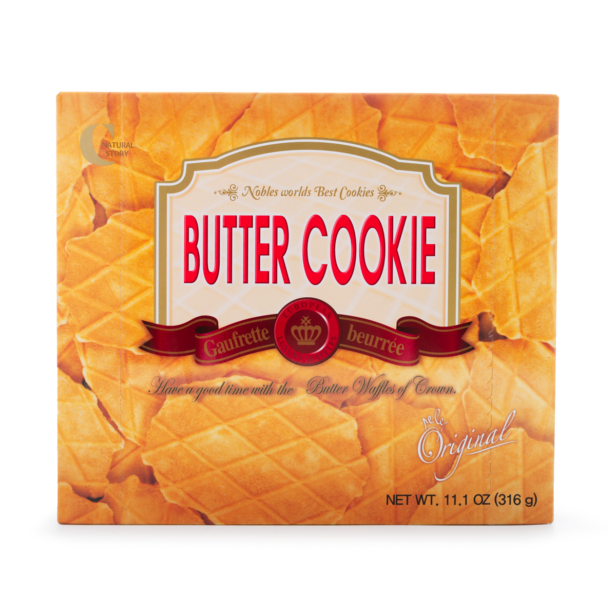 Crown Butter Waffle Cookie