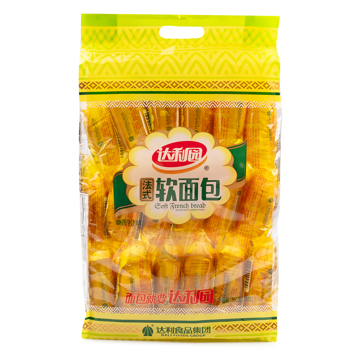 DALI Soft French Bread Orange 18 Pieces 360g