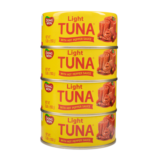 Dongwon Canned tuna with Hot pepper sauce (150G*4) - 1 Unit
