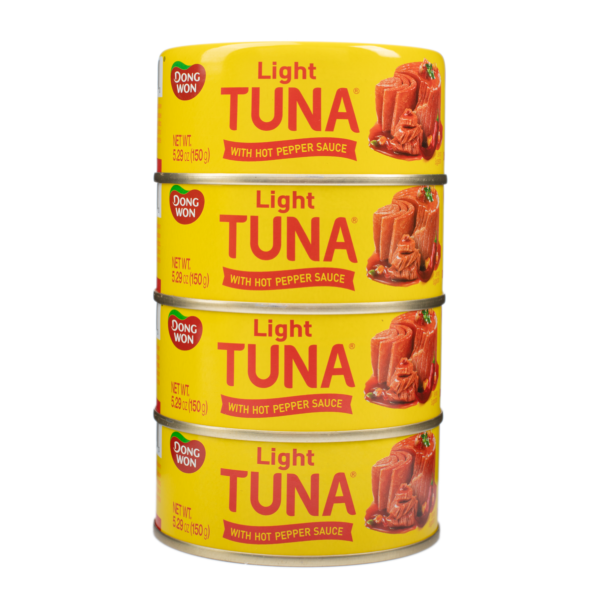Dongwon Canned tuna with Hot pepper sauce (150G*4) - 1 Unit