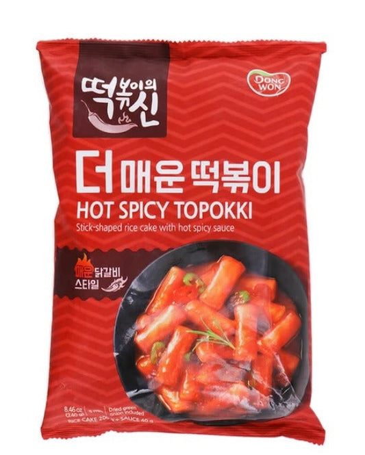 Dongwon Hot Spicy Topokki (Rice Cake)