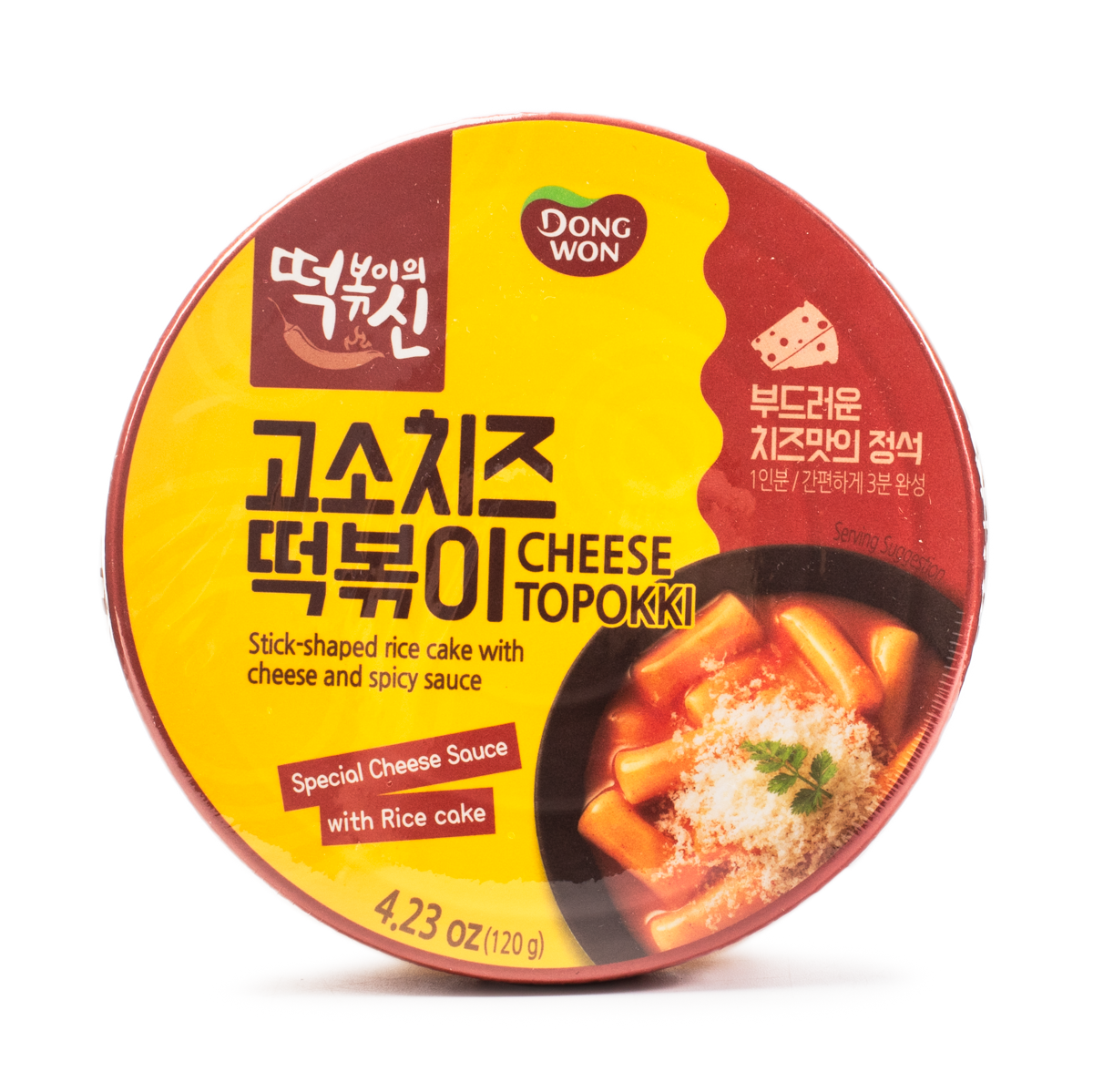Dongwon Rice cake with cheese (Cheese Topokki)