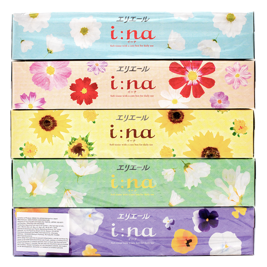 ELLEAIR Japan Box Tissue 150 sheets x 5 pcs