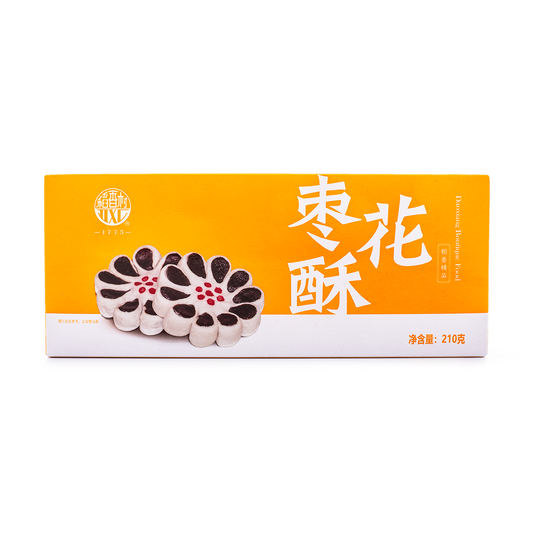 Flower-shped jujube puff cake 210g