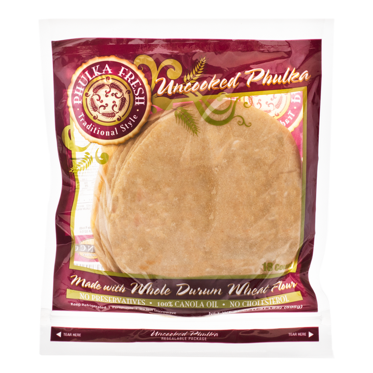 Franco Phulka Fresh Uncooked Phulka