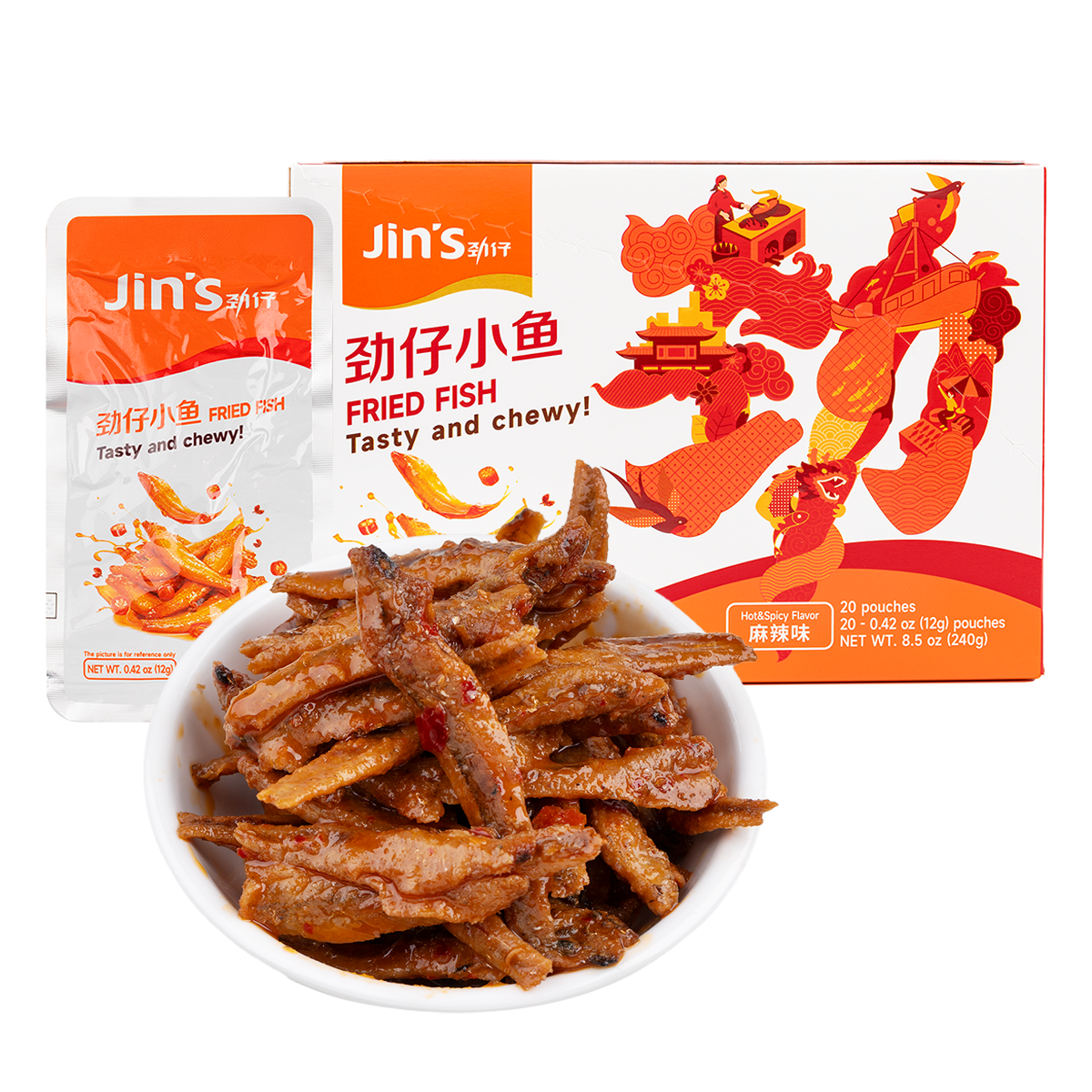 Fried Hot&amp;Spicy Fish 240g