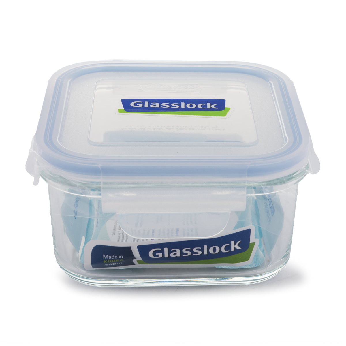 GLASS LOCK CONTAINER Square 495ML
