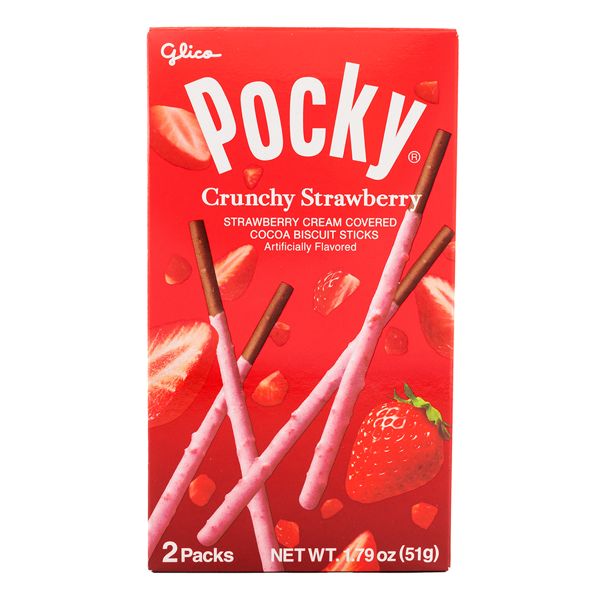Glico Pocky Indo Crunchy Strawberry