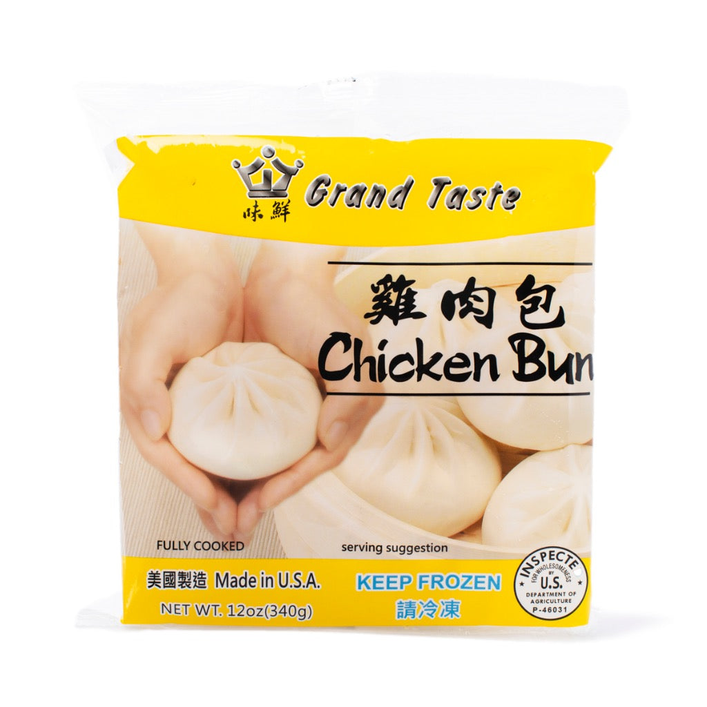 Grand Taste Taiwanese Chicken Buns, Frozen 12.00 oz
