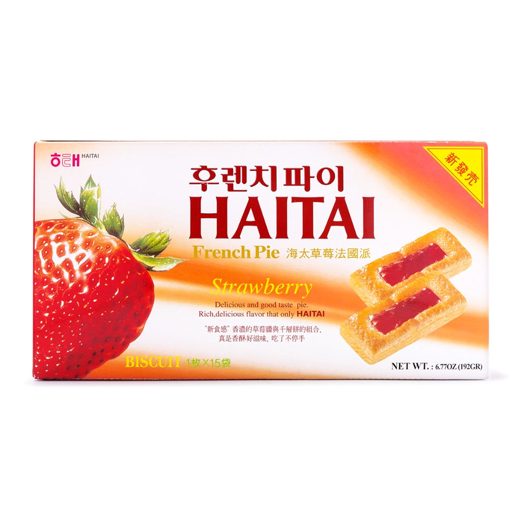 HAITAI French Pie Strawberry 15Packs, 192g