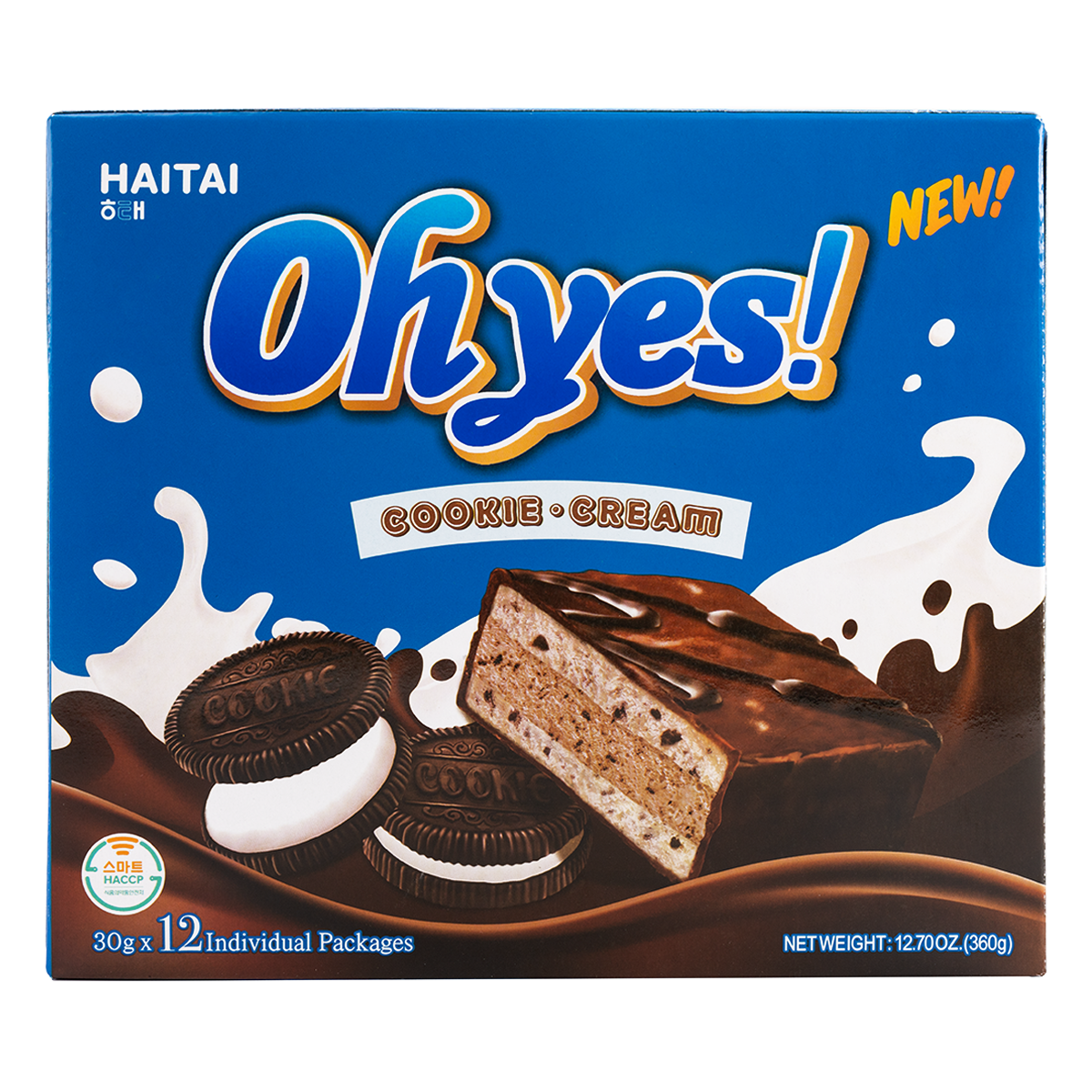 [HAITAI] Oh! Yes Cookie and Cream 360g