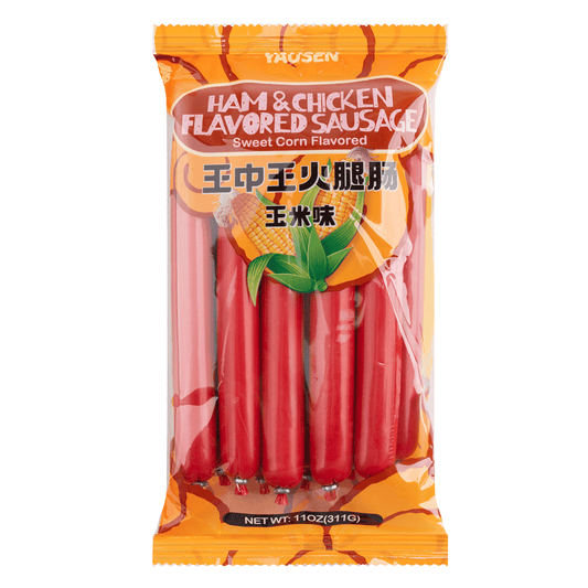 Ham Flavored Chicken Sausage Sweet Corn Flavored
