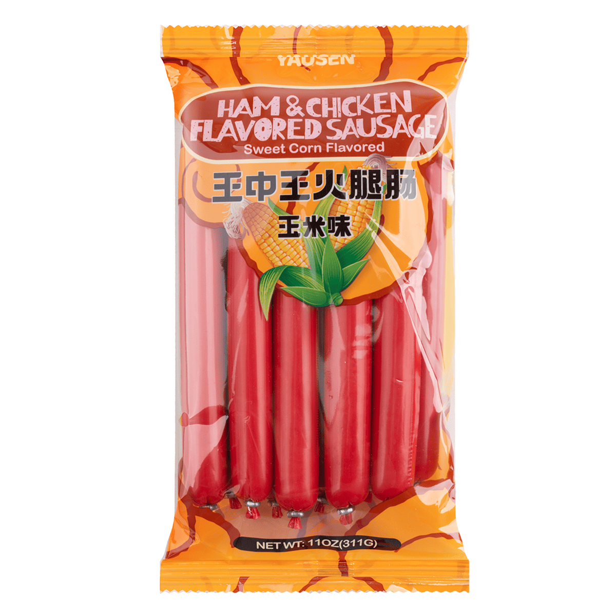 Ham Flavored Chicken Sausage Sweet Corn Flavored