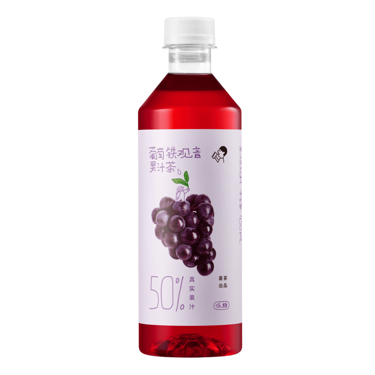 HEYTEA Grape Flavored Tea Drink  450ml