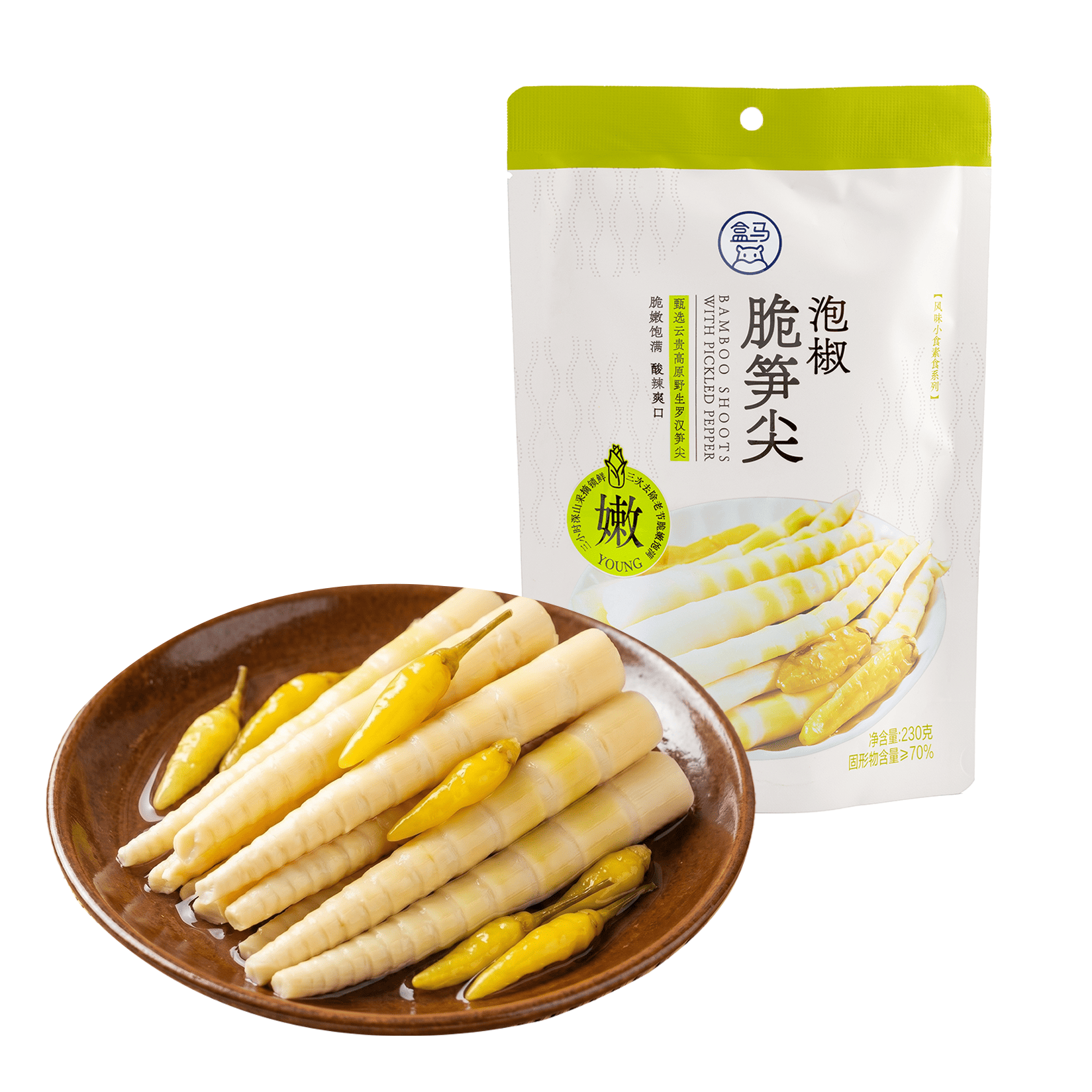 HM Bamboo Shoots With Pickled Pepper 230g