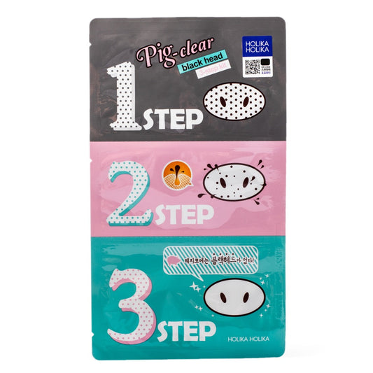 [HOLIKA HOLIKA] Pig-nose Clear Blackhead 3-STEP Kit