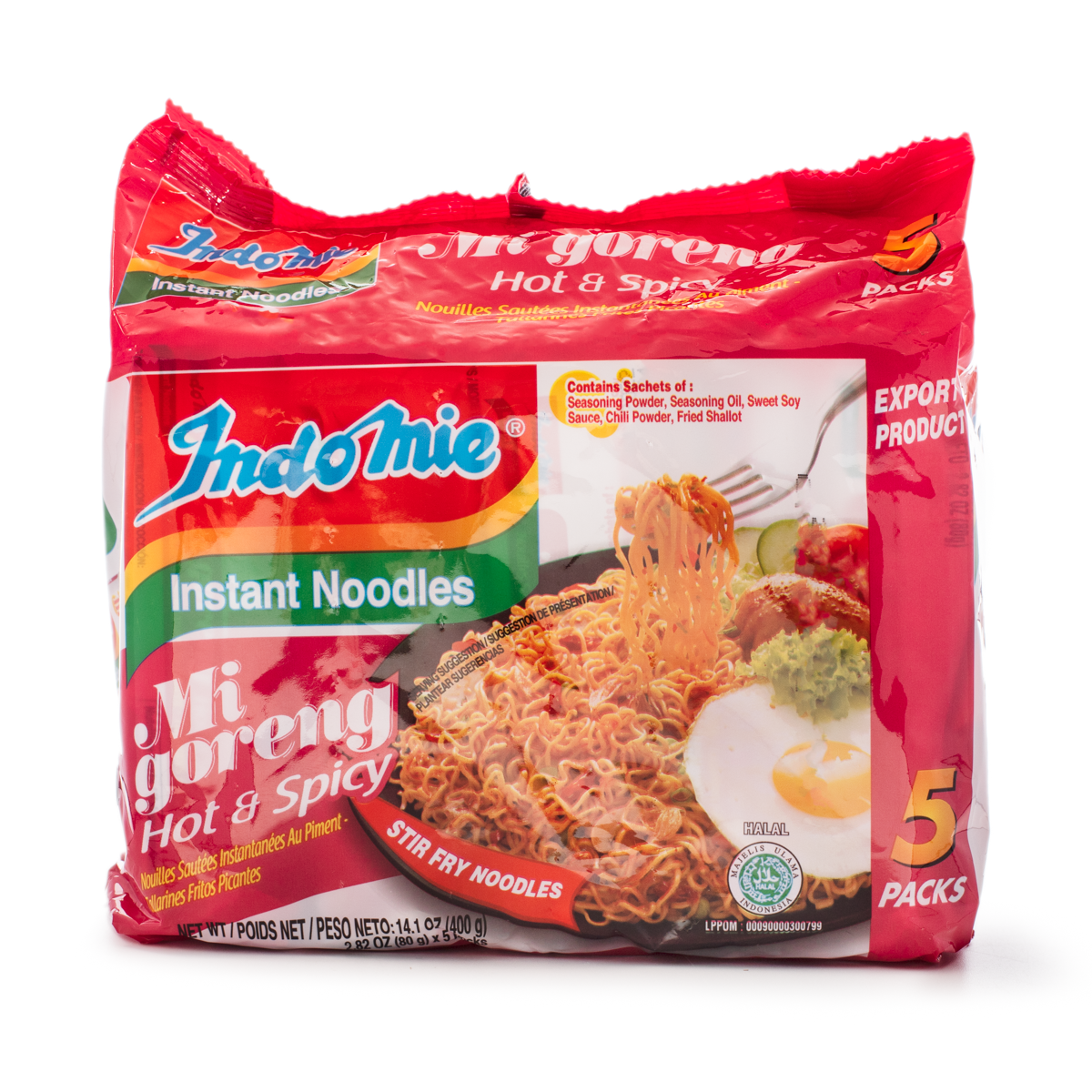 Hot Fried Noodle 5 pks - 1 Unit