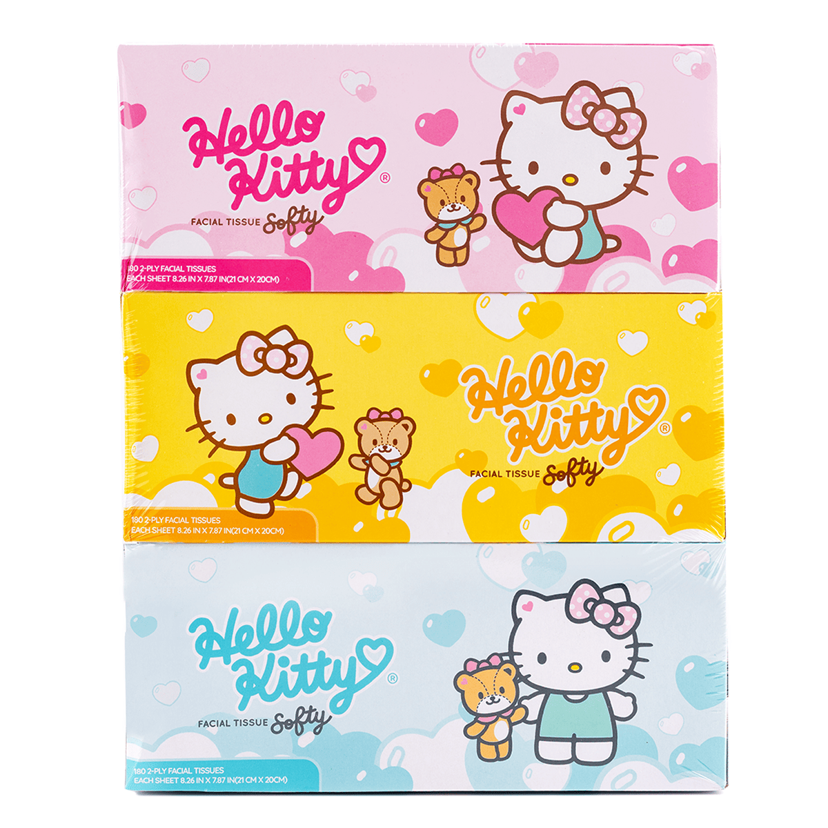 Hello Tissue ITC Hello Kitty Softy Facial Tissue 180 Sheet – Liliko
