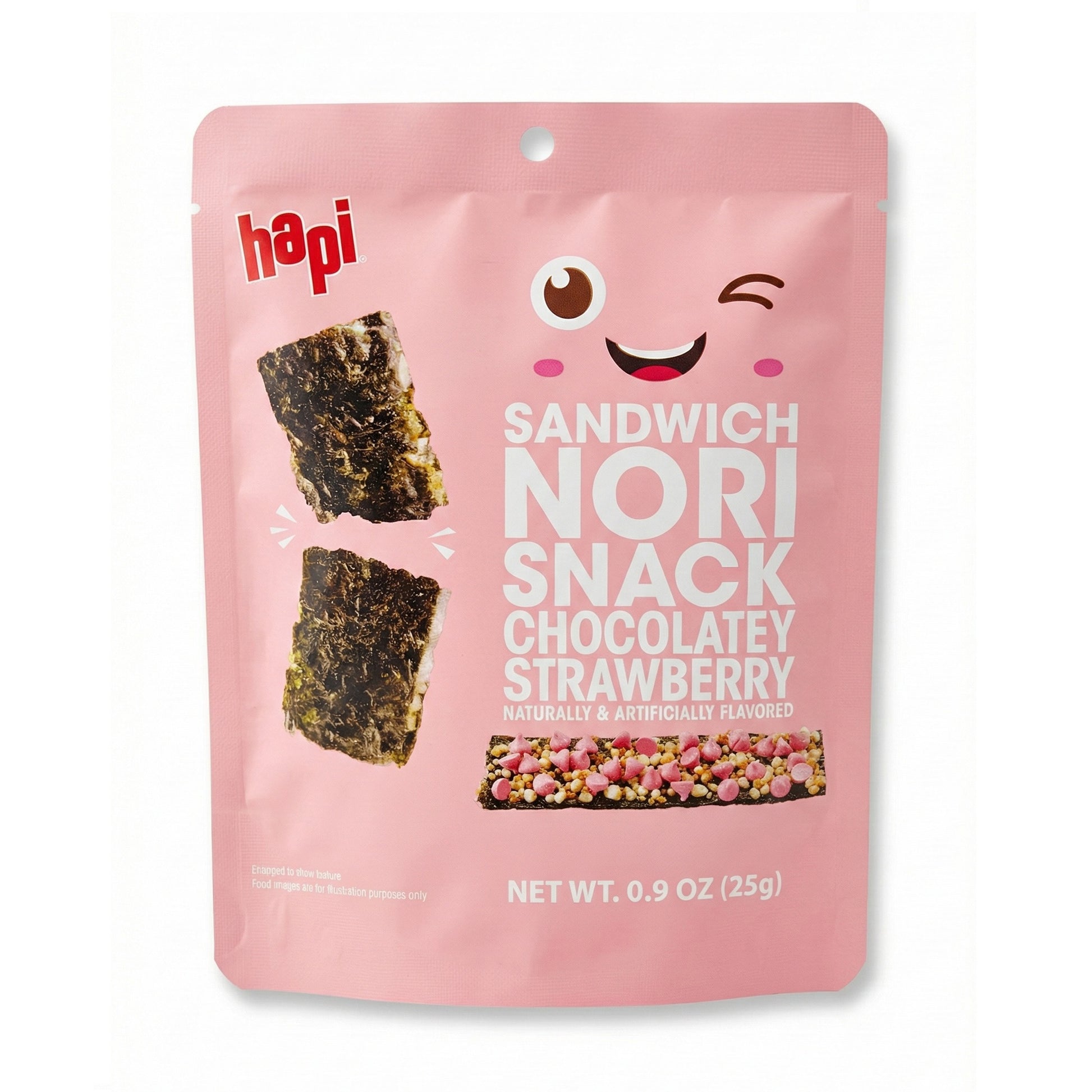 HAPI NORI SEAWEED SNACK CHOCOLATEY STRAWBERRY