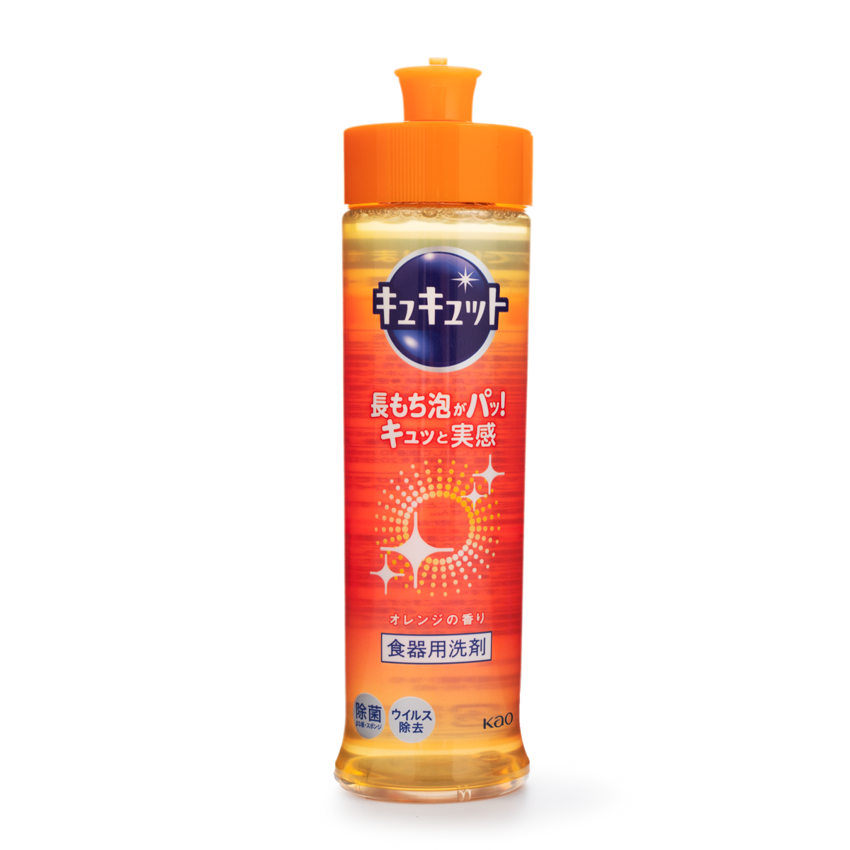 Japan Kao KAO CUCUTI Fruit and vegetable dishwashing detergent Orange scent