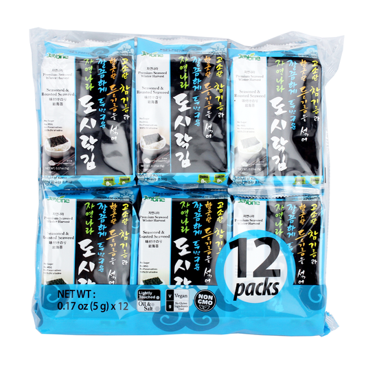 Jayone Seasoned & Roasted Seaweed Snack 12pk