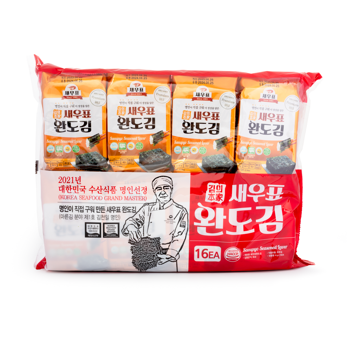 Jeollanam-do DRIED SEASONED LAVER 4G*16pks