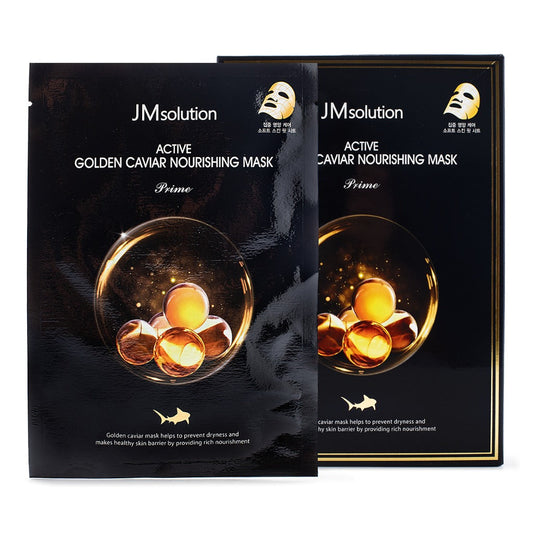 JM SOLUTION Active Golden Caviar Nourishing Mask 10pcs