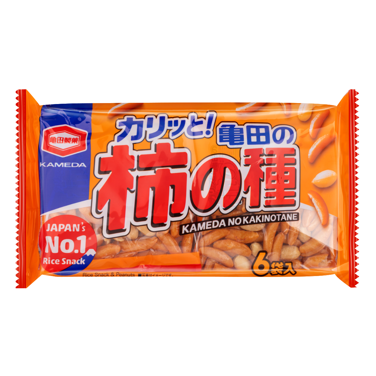 Kameda Kaki no Tane Rice Cracker 6P