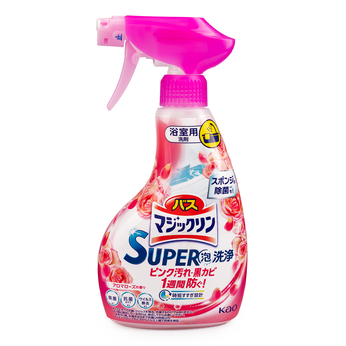 KAO Bathroom Deodorant Cleaner Rose Fragrance