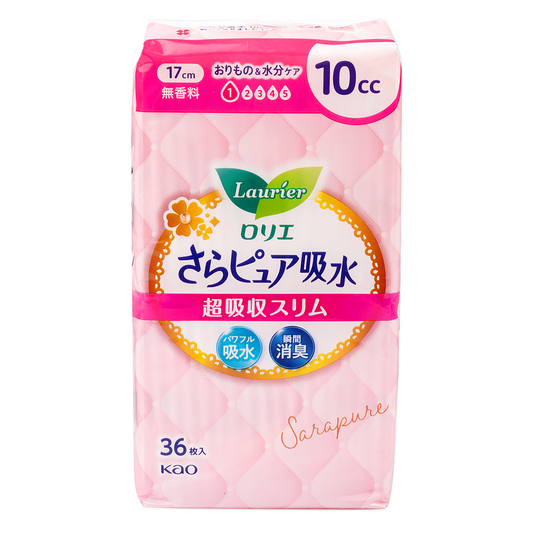 KAO laurier Cotton Pantyliner 17cm 36 Pads