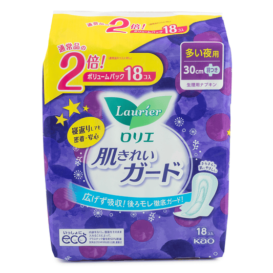 Kao Loeweer Nighttime Multi-Wing Sanitary Napkin 30cm 9pcs X2