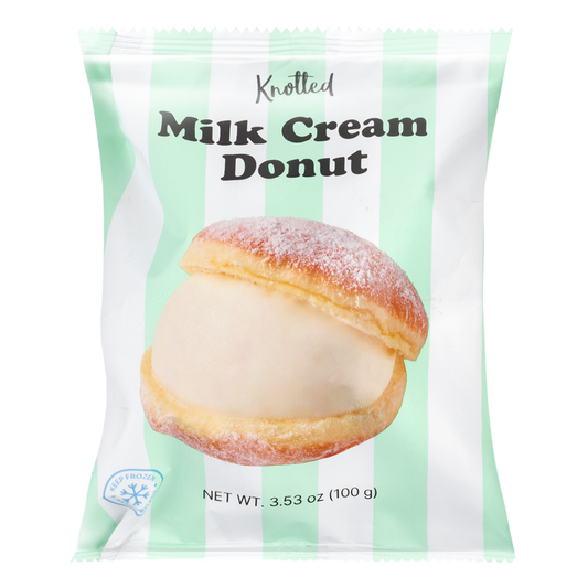 Knotted Milk Cream Donut